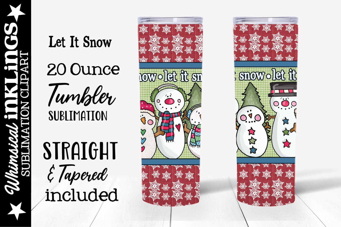 Fall Into Christmas Tumbler Sublimation Bundle | Printable Tumblers| Tumbler Printables