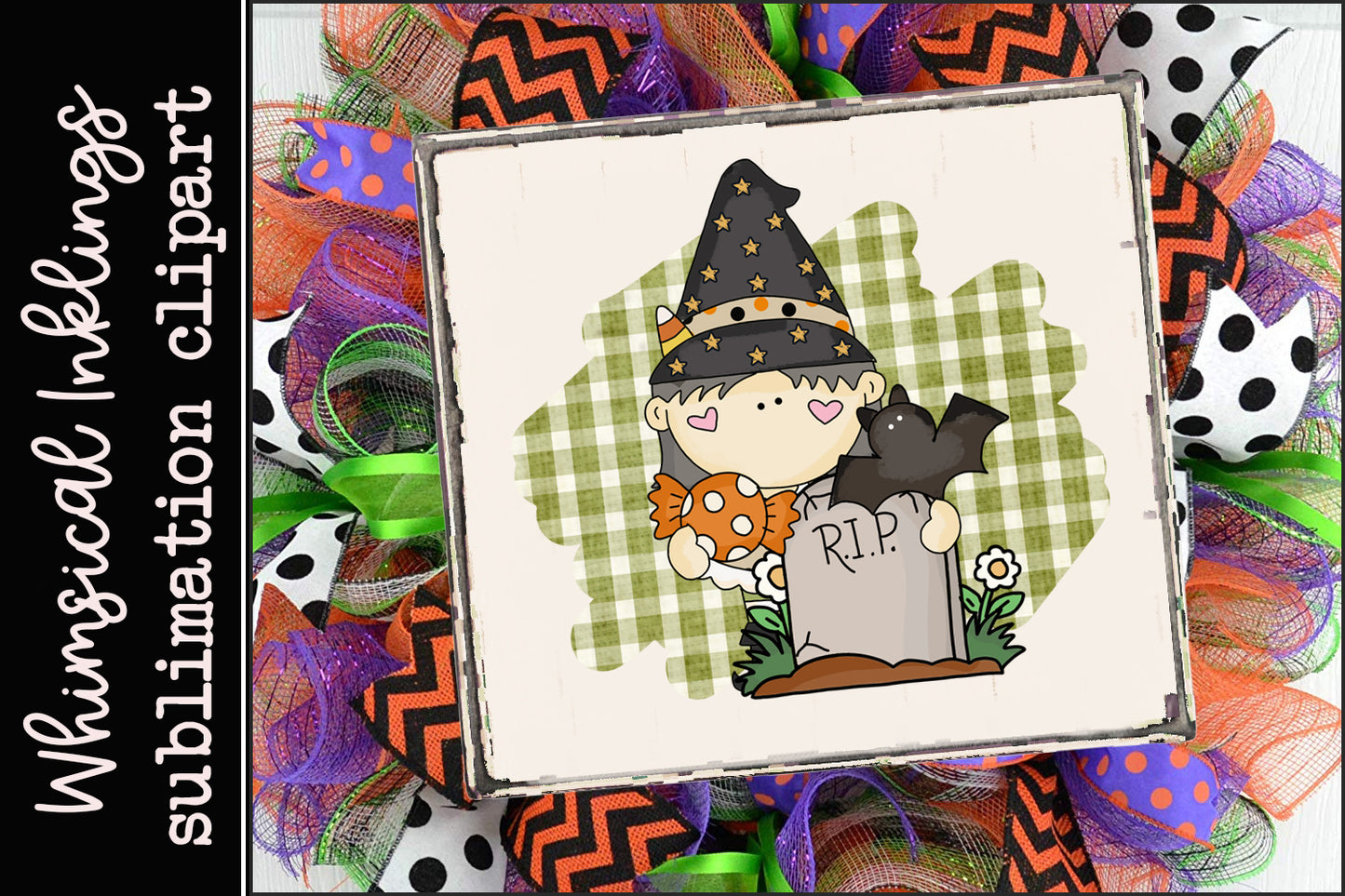 Little Witch Halloween Bundle| Halloween Clipart