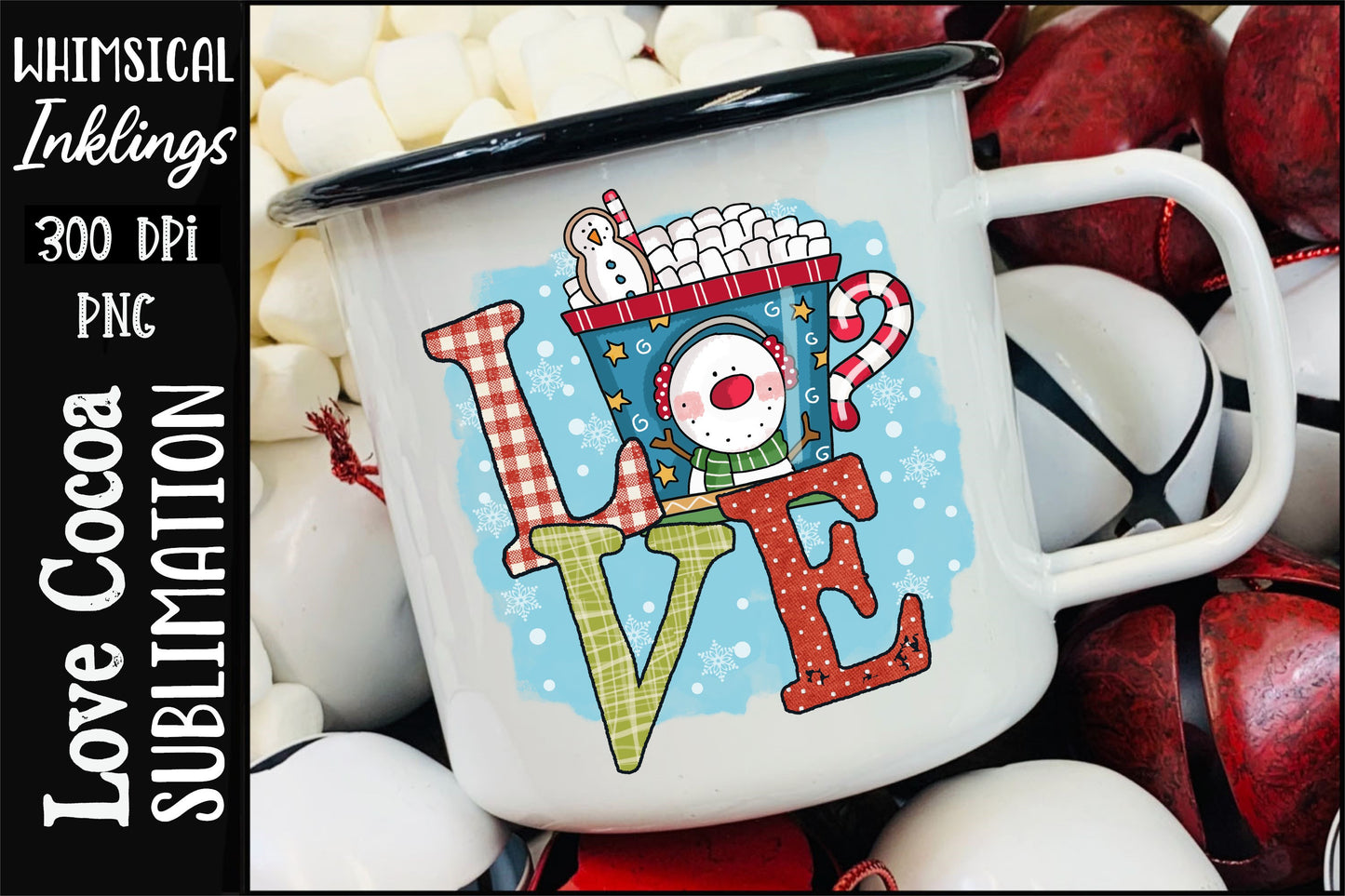 Love Cocoa Sublimation| Christmas Cocoa