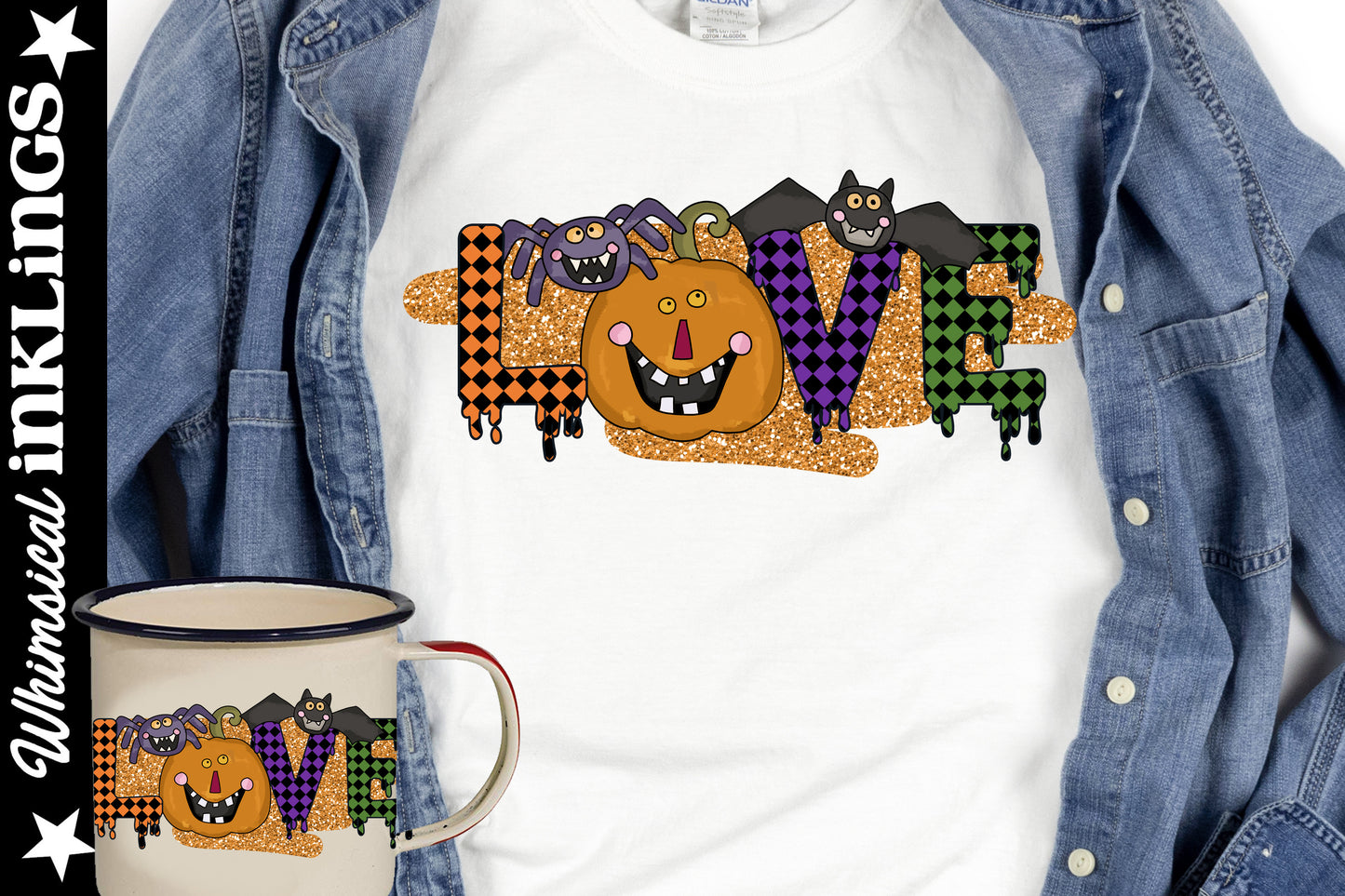 Love Halloween Sublimation| Fall Sublimation| Halloween Sublimation