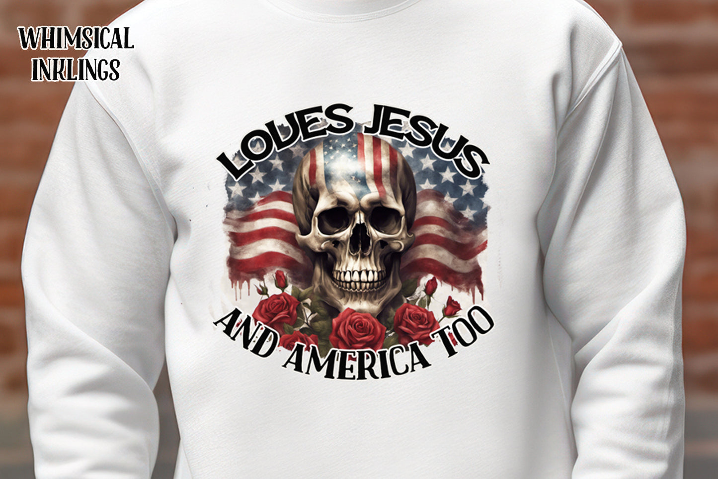 Love Jesus and America Too| Patriotic Sublimation