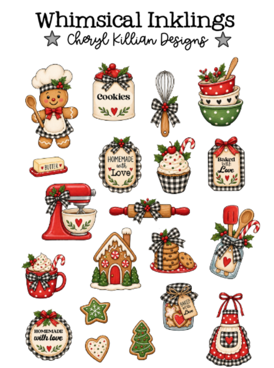 Lovin' from The Oven Sticker Pack| Baking Stickers