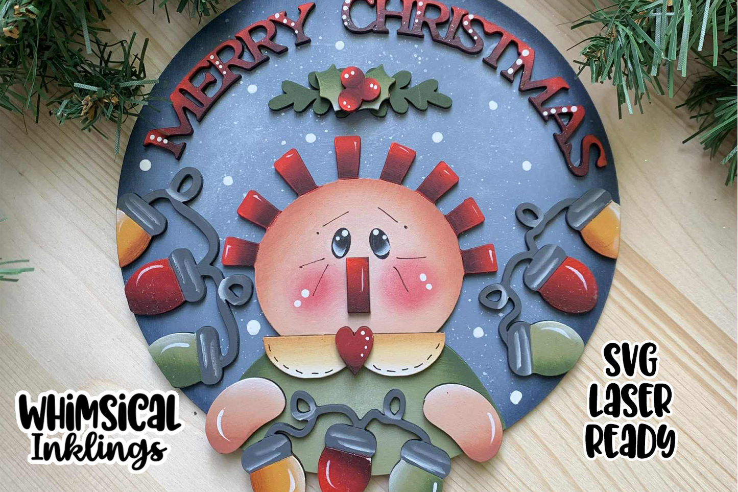 Merry Christmas Annie Laser SVG| Prim Annie SVG