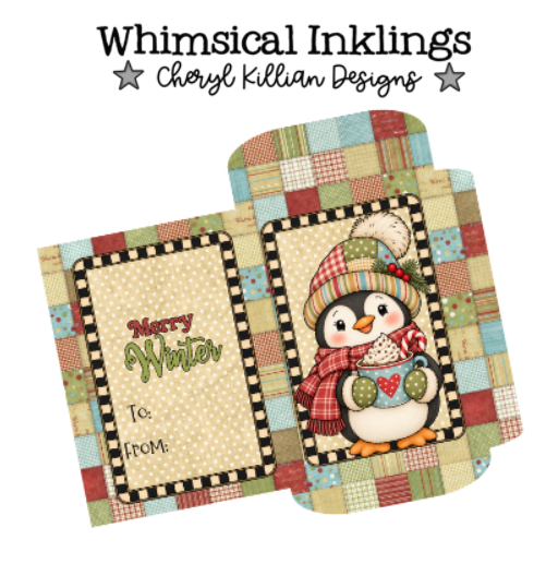 Merry Winter Penguin Cocoa packet