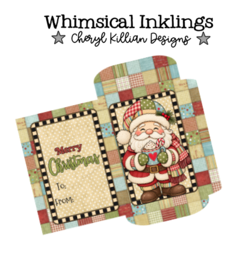 Merry Christmas Santa Cocoa packet