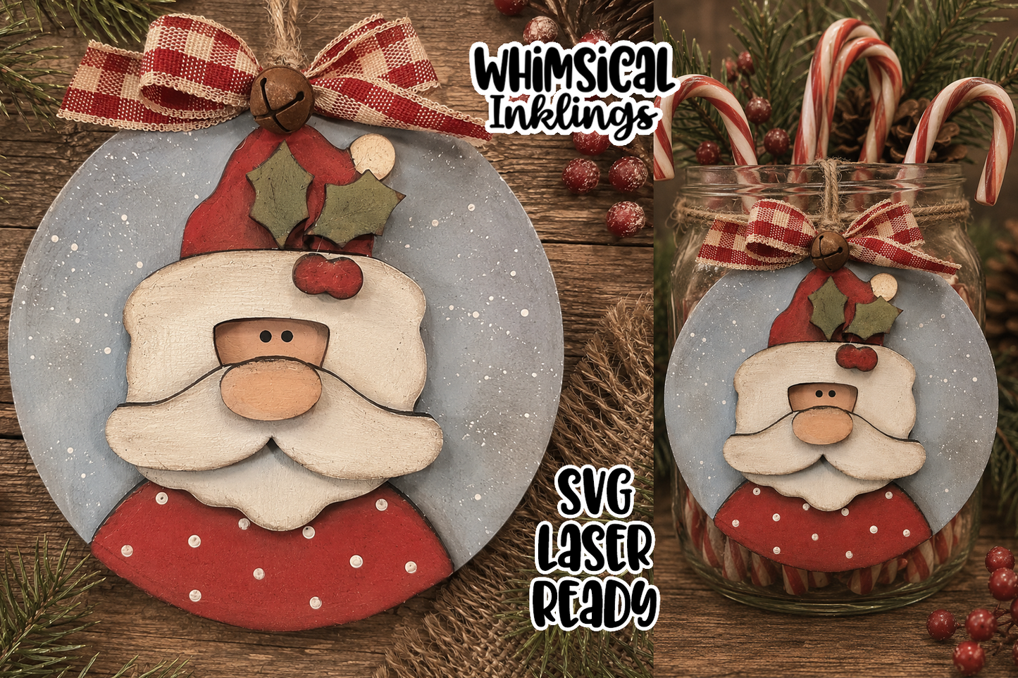 Mister Ornament Laser SVG| Christmas SVG