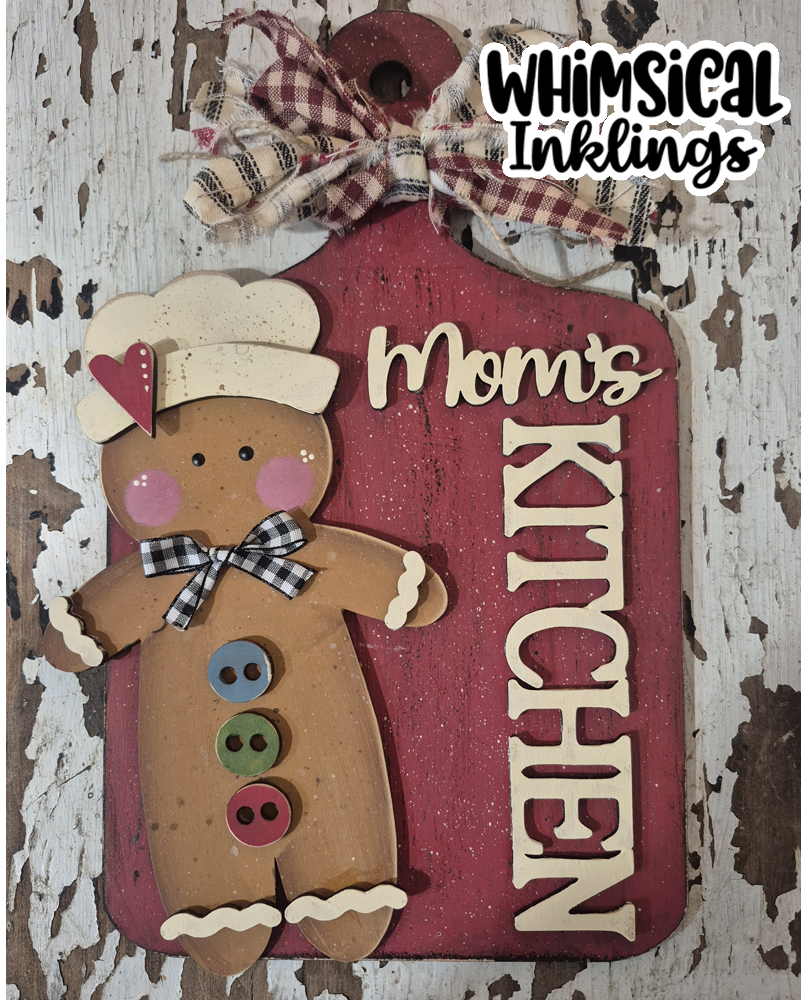 Moms Kitchen Ginger Laser SVG