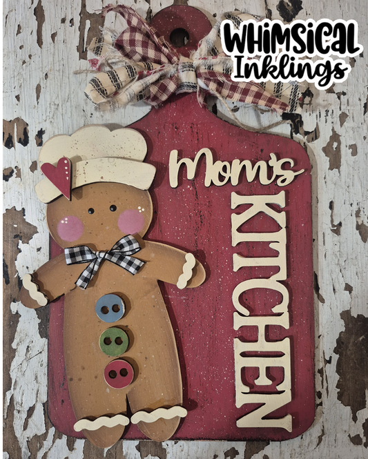 Moms Kitchen Ginger DIY Wood Kit