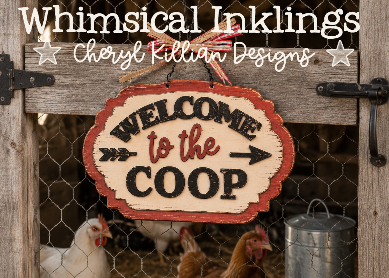 On the Farm Sign Set SVG's and matching Modge Podge printables| Laser SVG