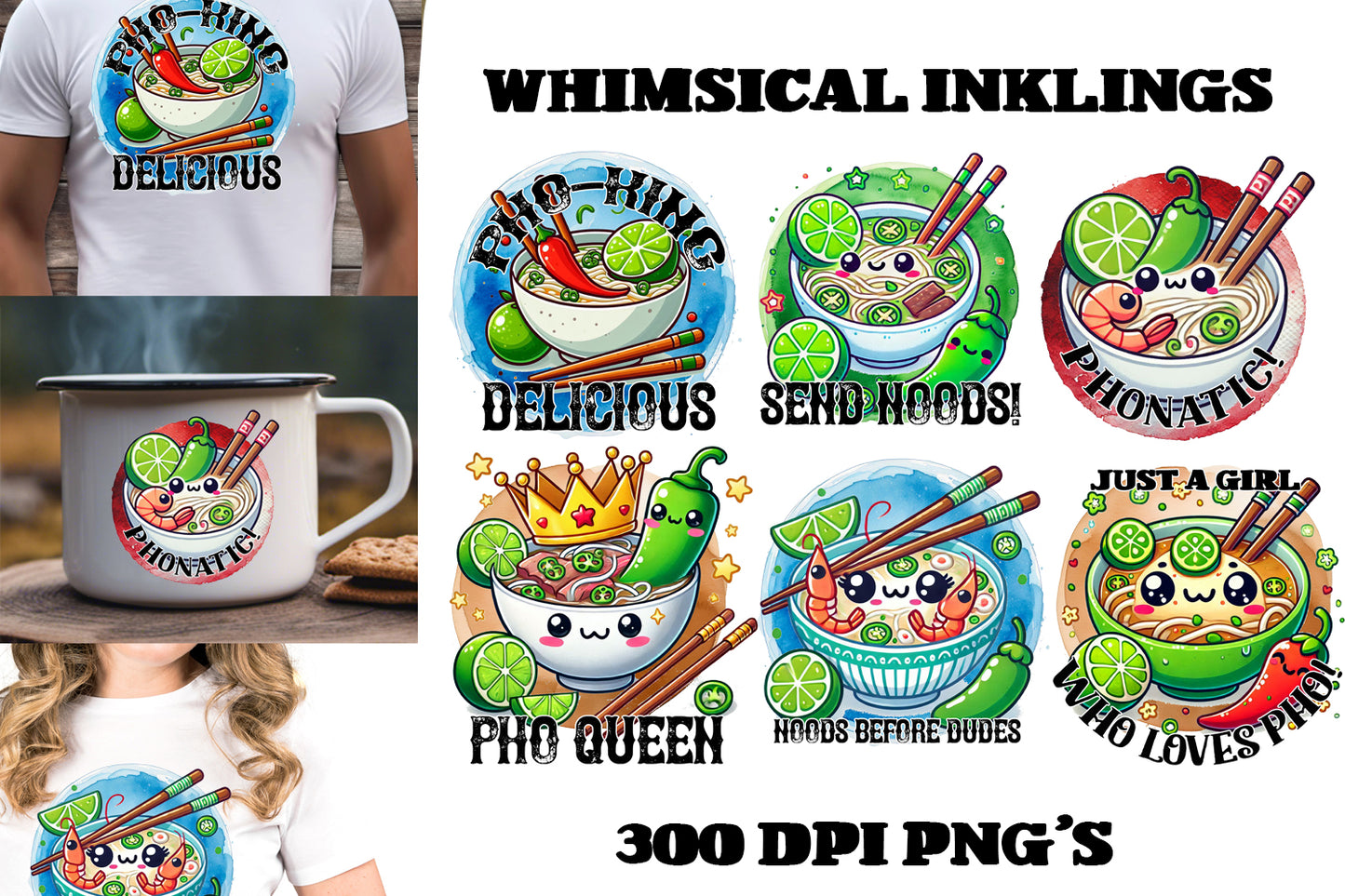 Pho Delicious Sublimation Set