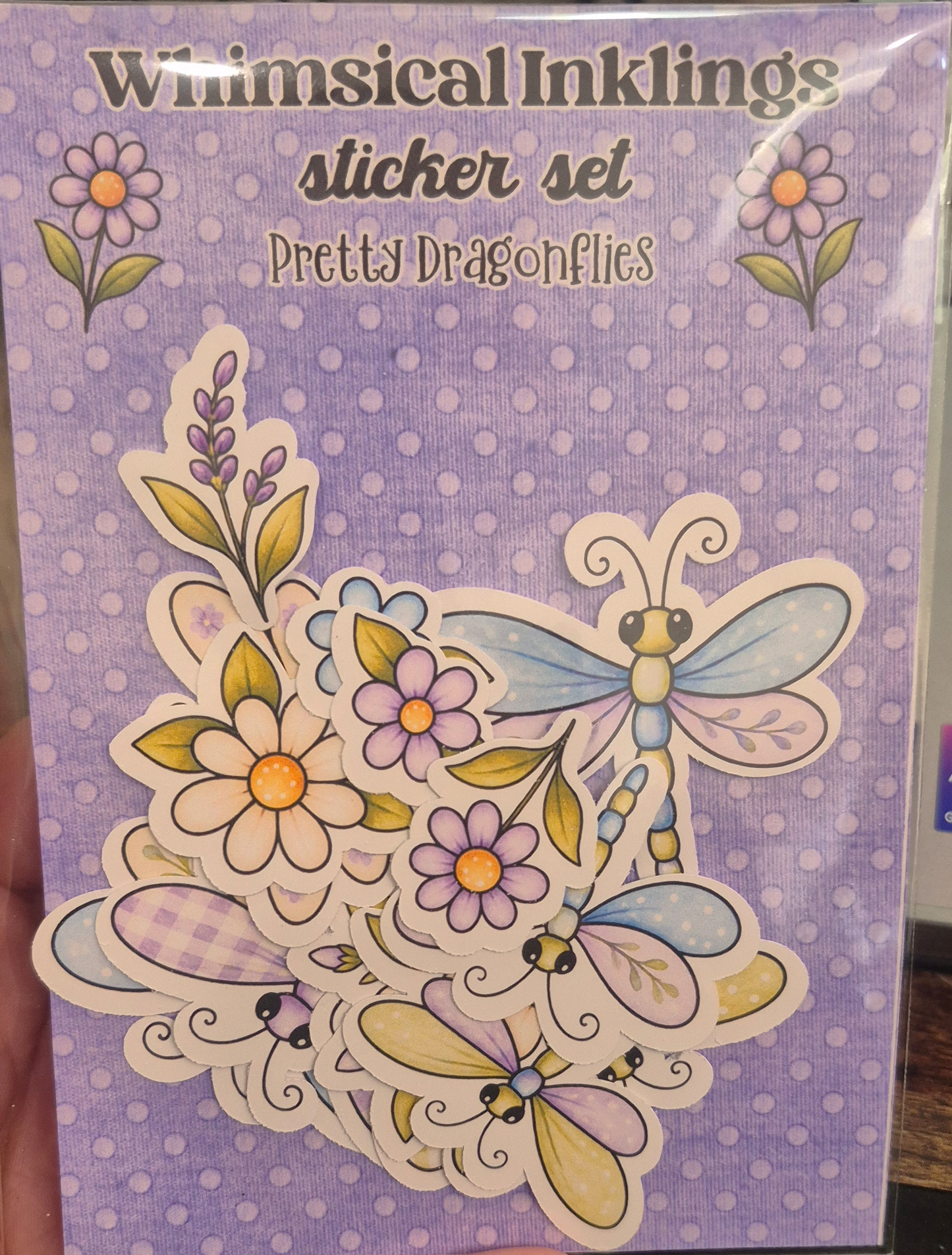 Pretty Dragonflies Sticker pack |Dragonfly Stickers