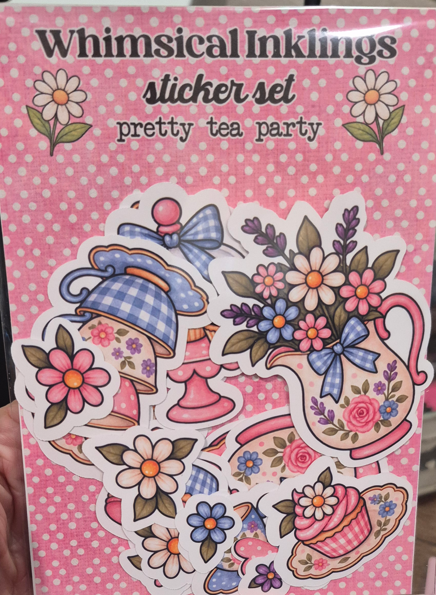 Pretty Tea Party Sticker pack| Tea Party Stickers