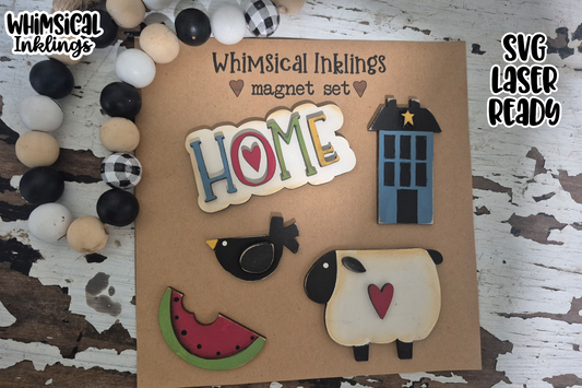 Prim Home Magnets Laser SVG