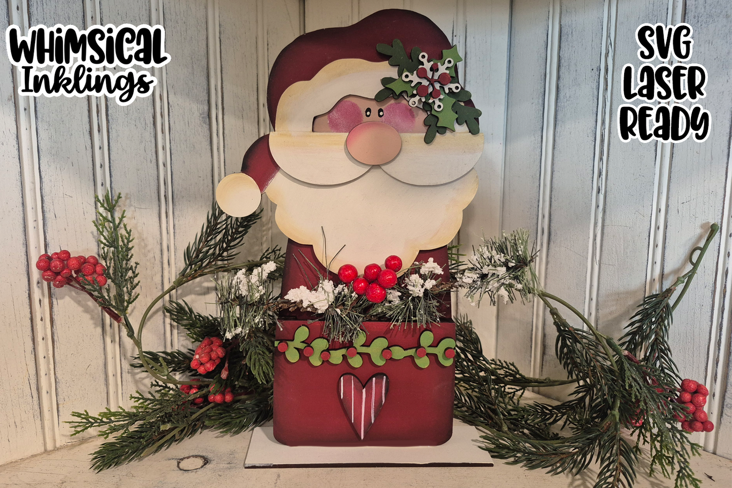 Prim Christmas Pockets Laser SVG Set