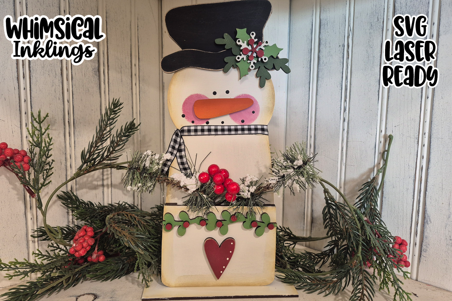 Prim Christmas Pockets Laser SVG Set