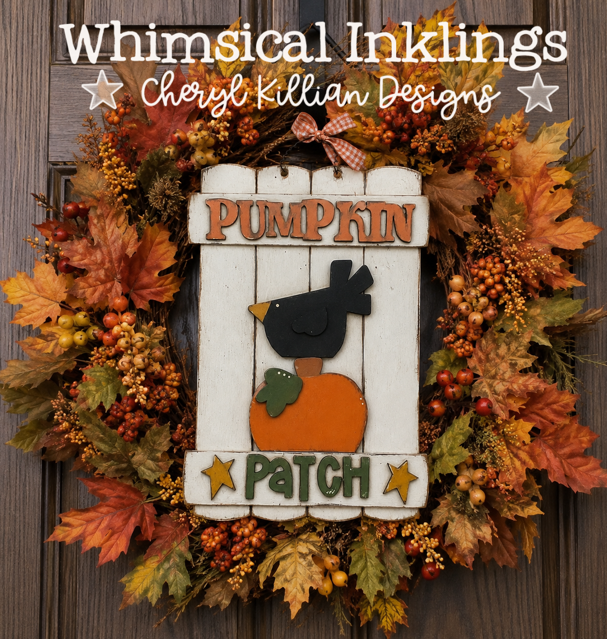 Pumpkin Patch Crow Sign Laser SVG| Fall Laser SVG