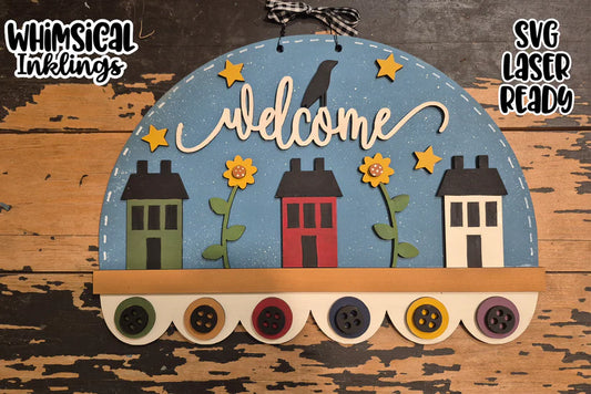 Saltbox Neighbors Sign DIY Wood Kit