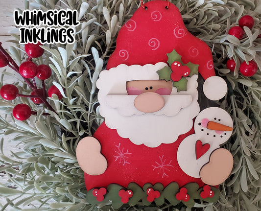 Santas Snowman Ornament DIY Wood Kit