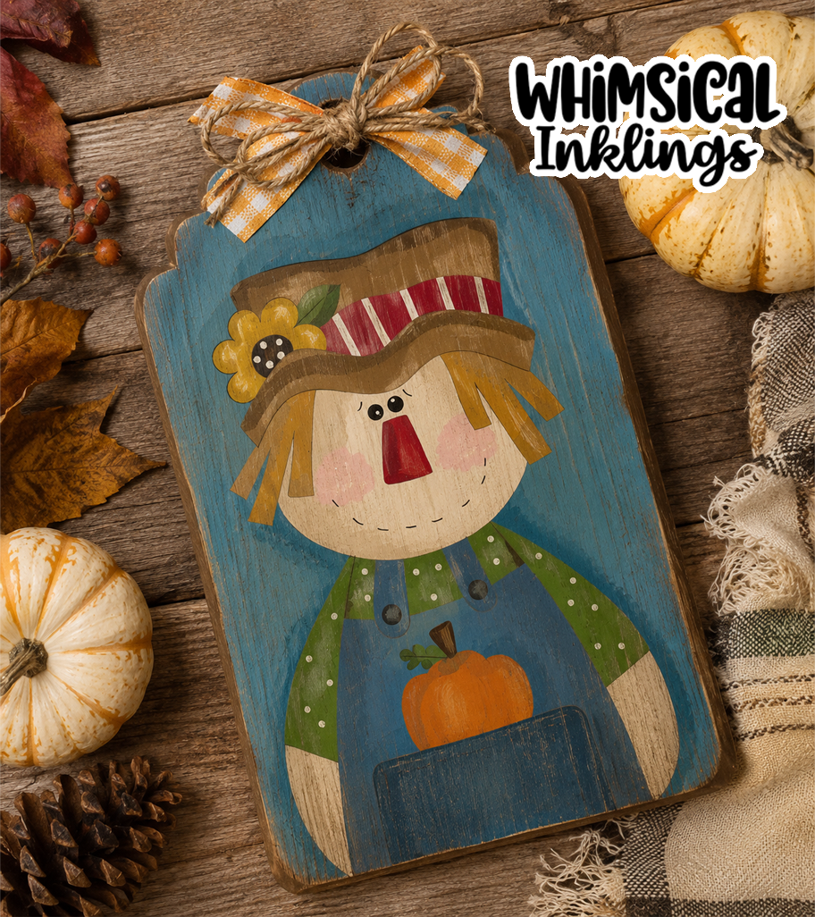Scarecrow Tag Laser SVG| Fall SVG