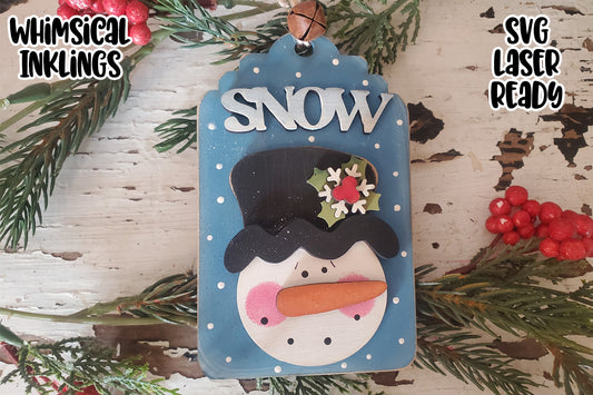 Snowman Tag Ornament