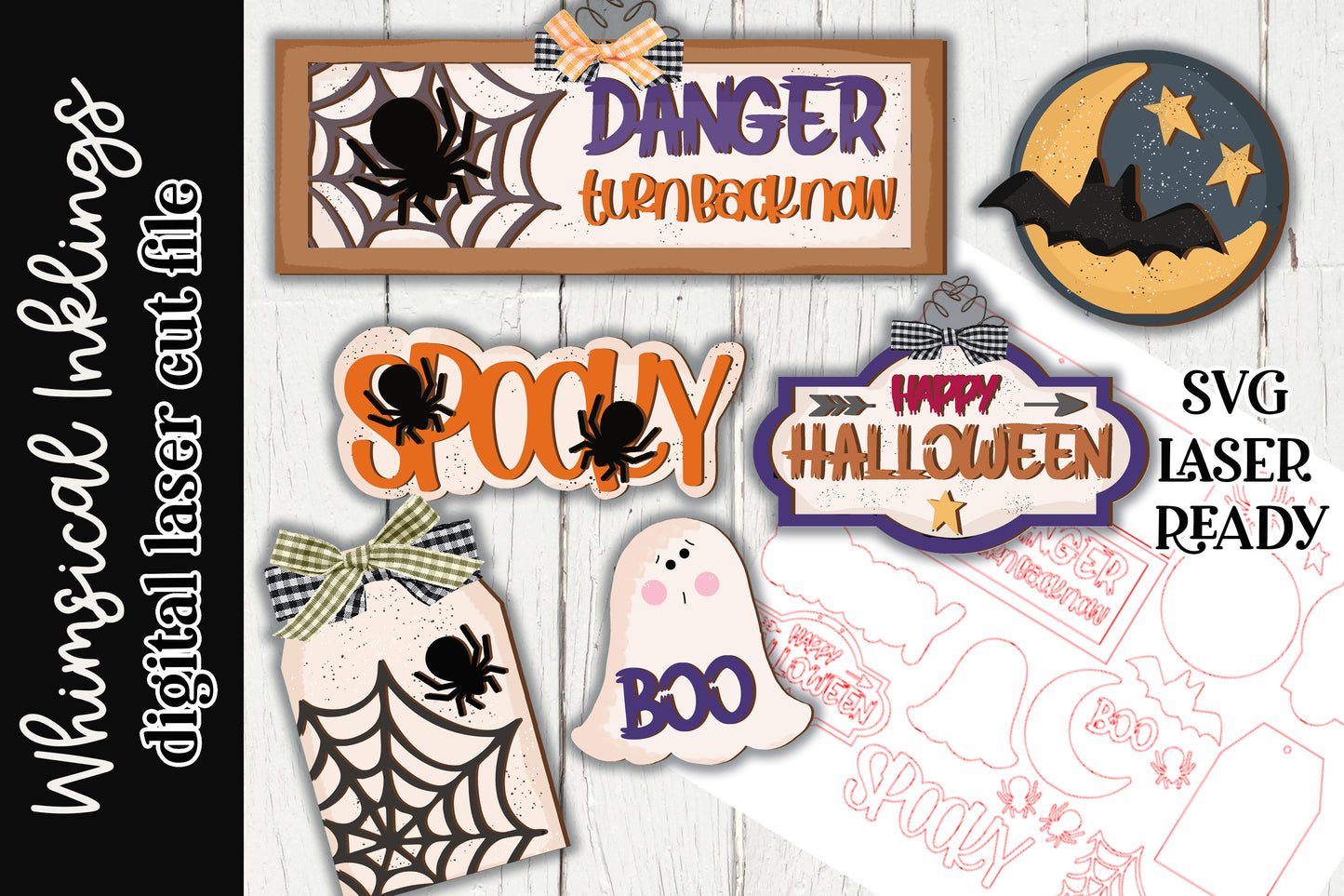 The Super Halloween Laser Bundle| Halloween SVG's|  Halloween Designs| Laser Bundle