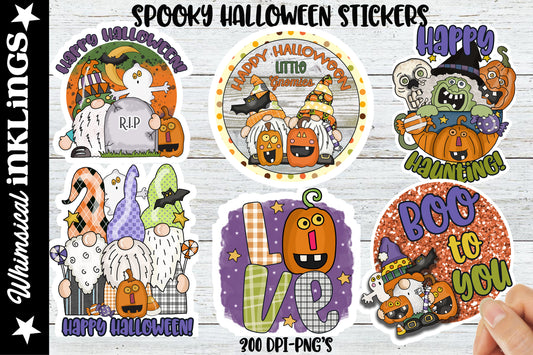 Spooky Halloween Stickers