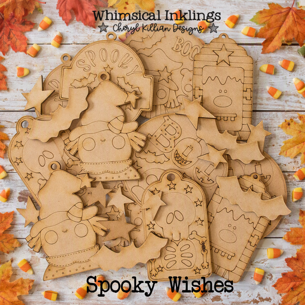 Spooky Wishes DIY Wood Box