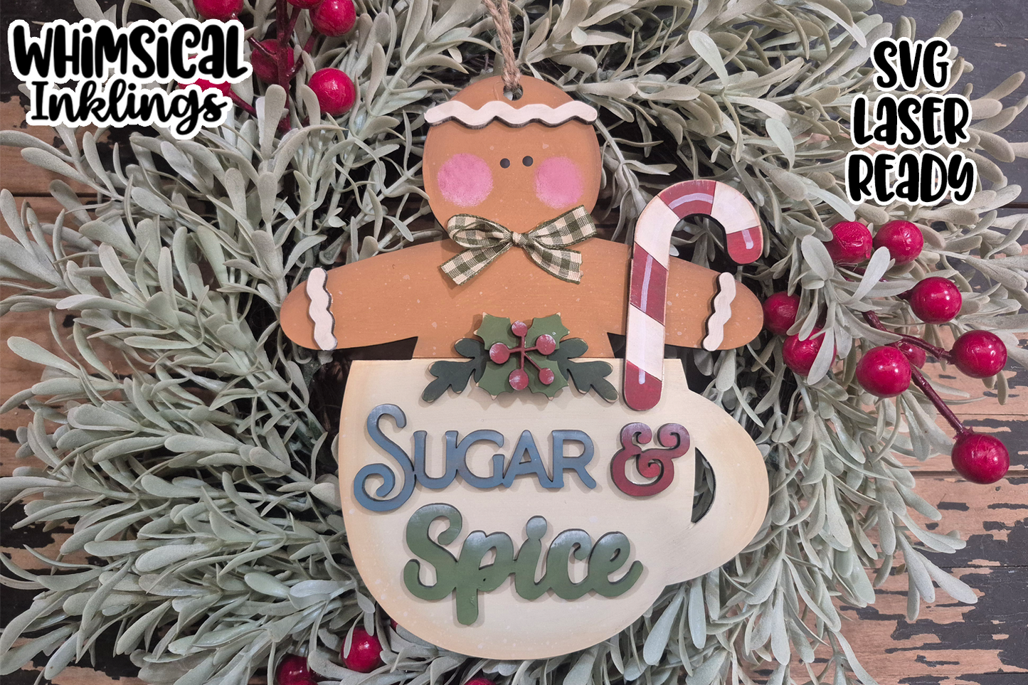 Sugar and Spice Gingerbread Cocoa Ornament