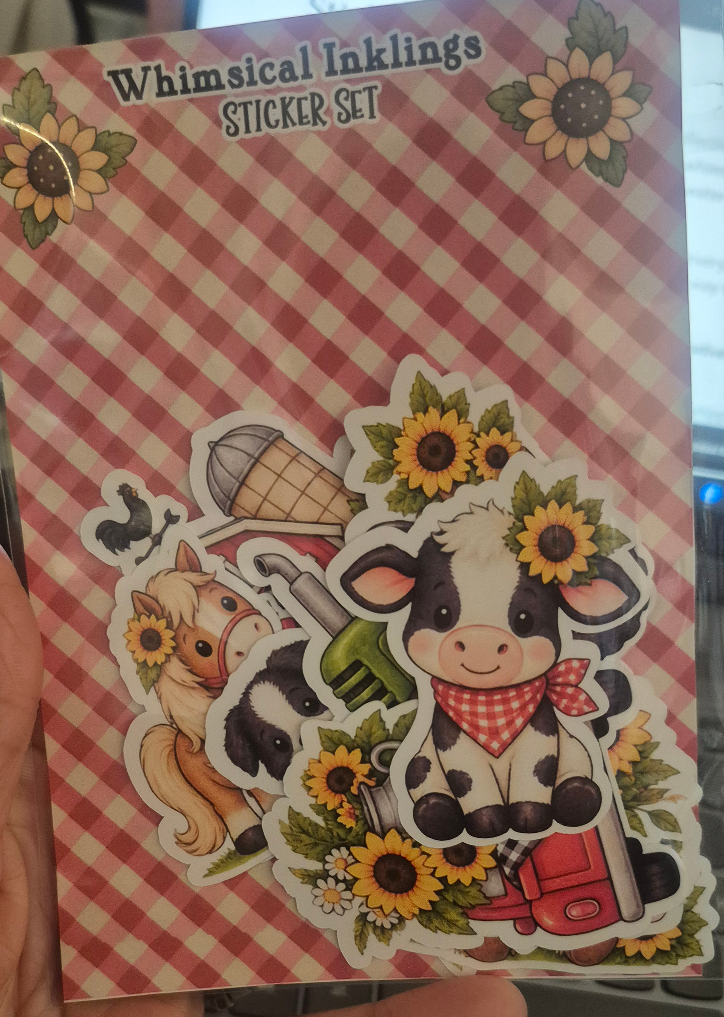 Sunflower farm Sticker Pack| Farm Stickers
