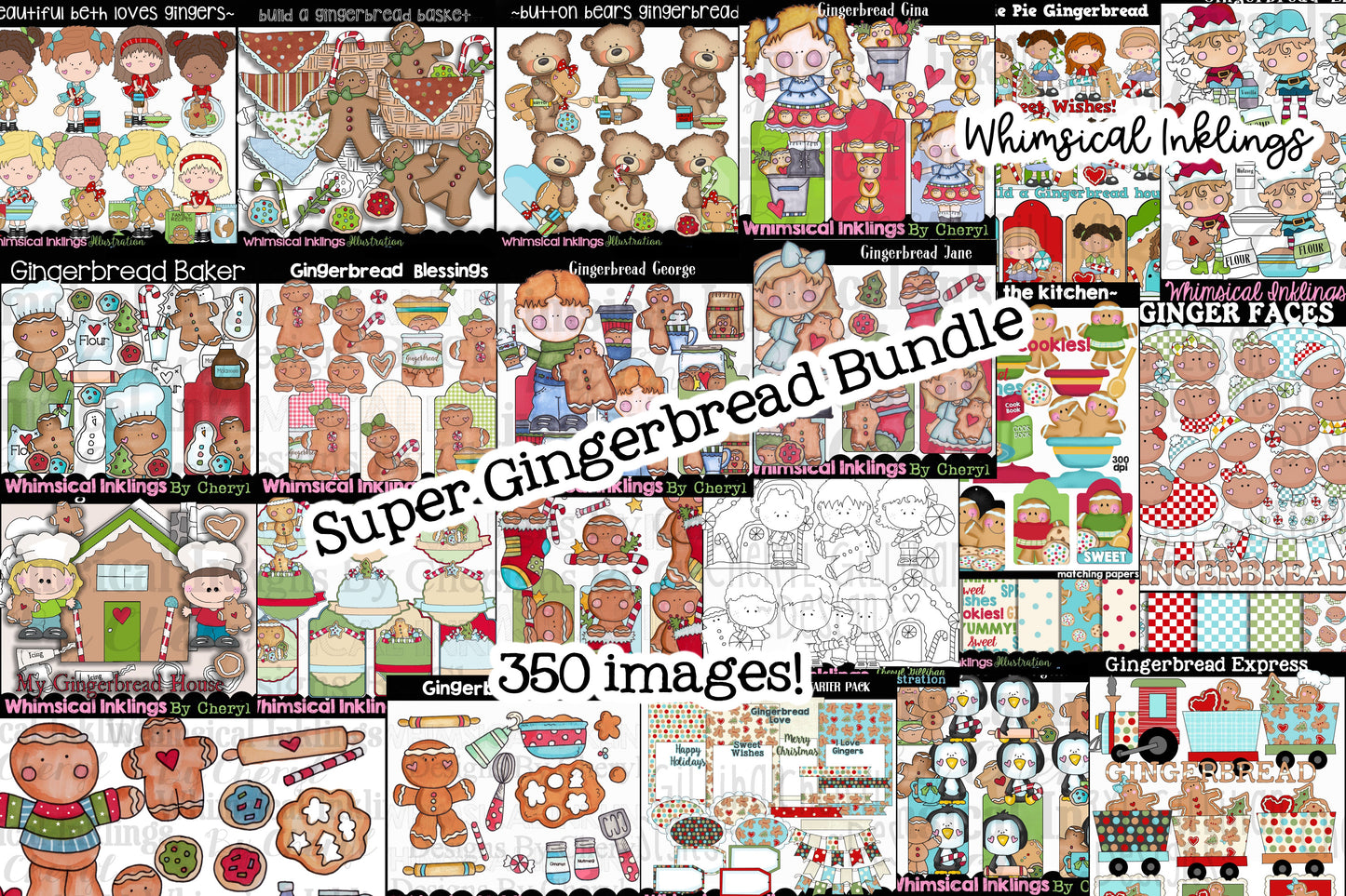 Super Gingerbread Sublimation Bundle| Gingerbread Sublimation| Christmas Cookies