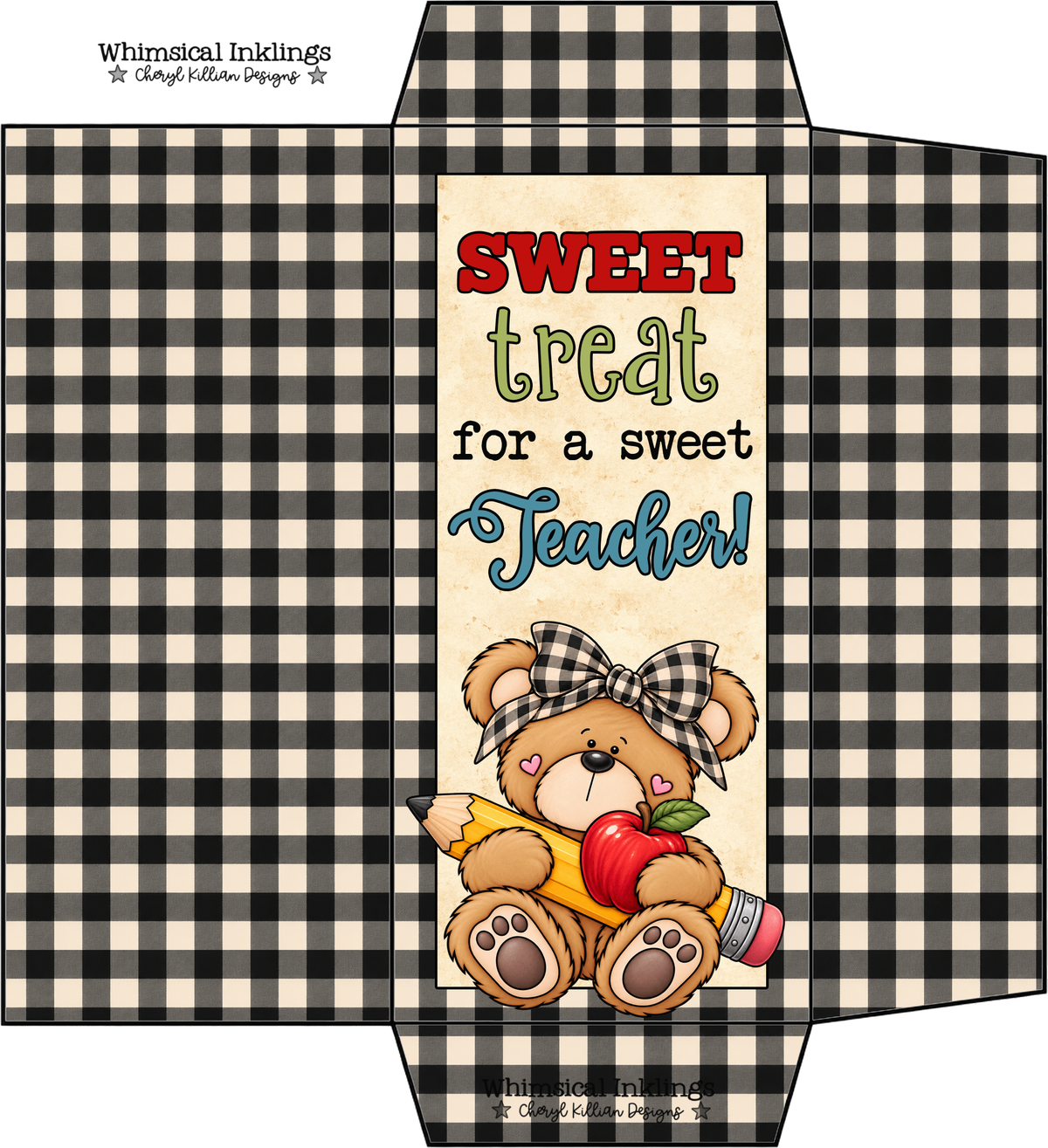 Sweet Teacher Candy Bar Wrapper Printable