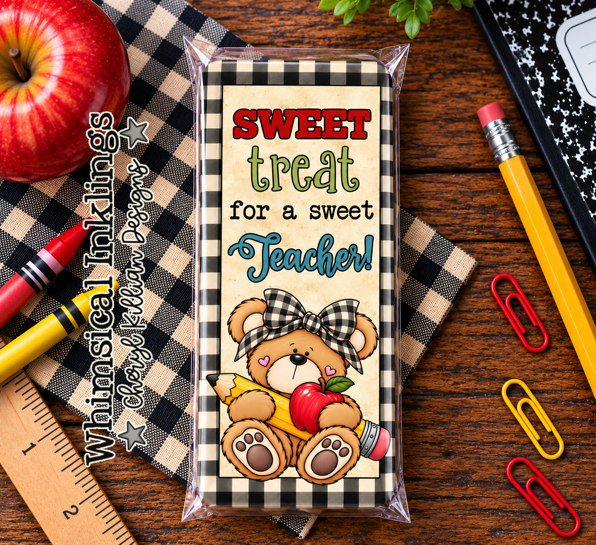 Sweet Teacher Candy Bar Wrapper Printable