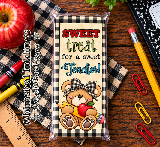 Sweet Teacher Candy Bar Wrapper Printable