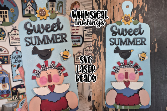 Sweet Summer Annie Laser SVG