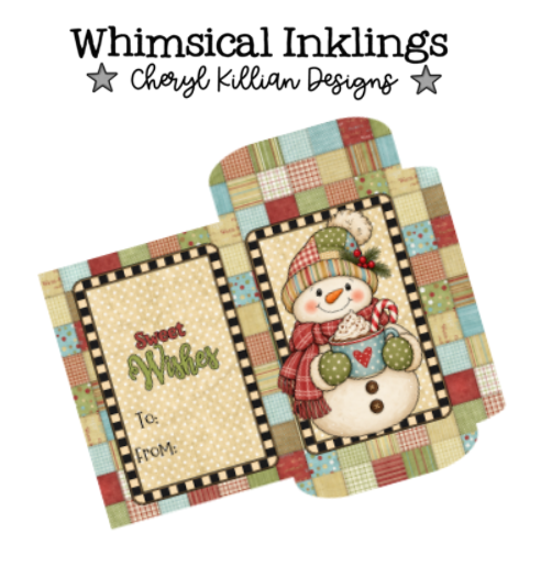 Sweet Wishes Snowman Cocoa Packet