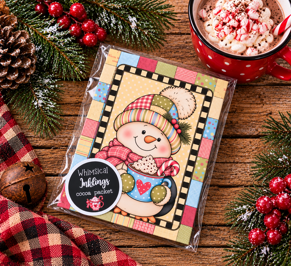 Sweet Wishes Snowman Cocoa Packet