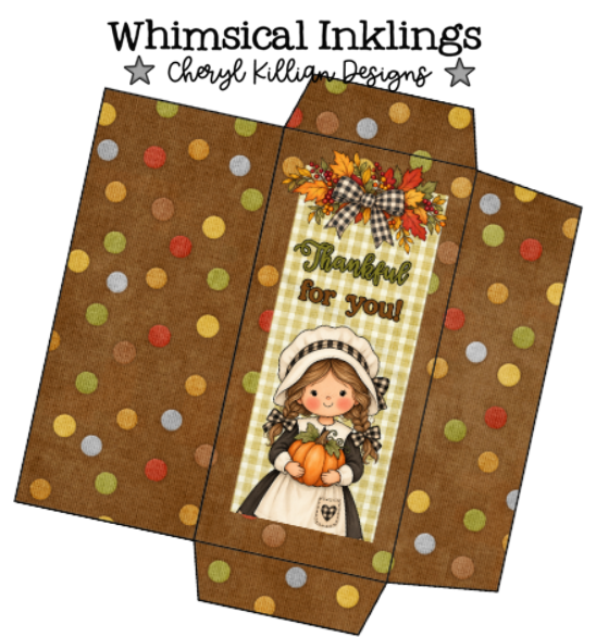 Thankful For You- Girl Candy bar Wrapper