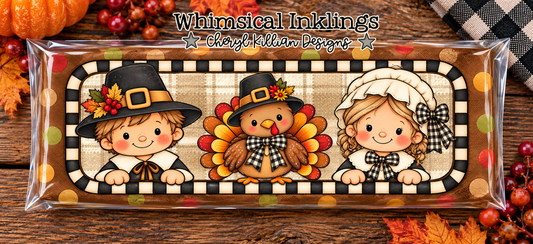 Thanksgiving Trio candy bar Wrapper