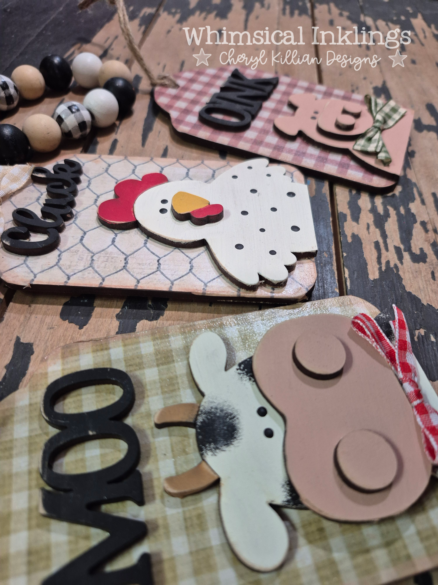 The Farm Crew Tag set Laser SVG and Printables backgrounds