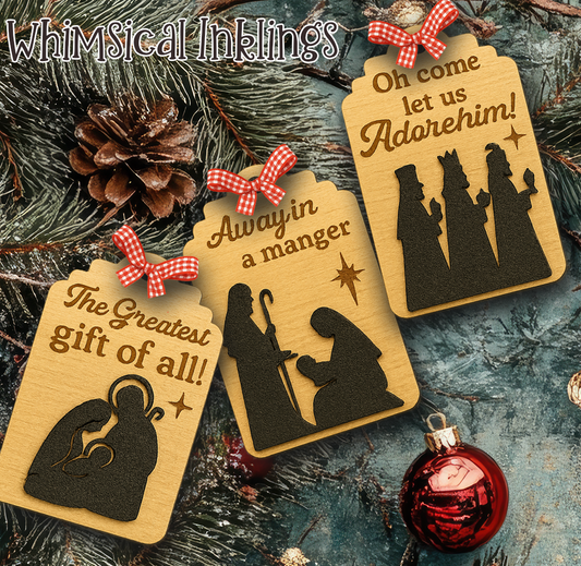 The Greatest Gift Ornaments Laser SVG