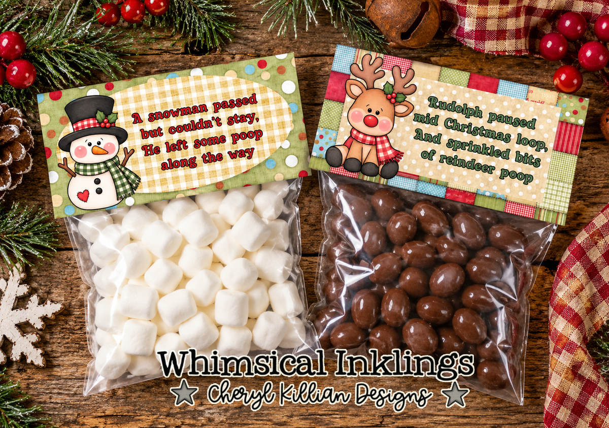 The Poops-Candy Bag Toppers