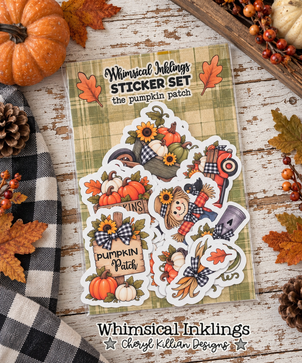 The Pumpkin Patch Sticker Pack | Fall Stickers