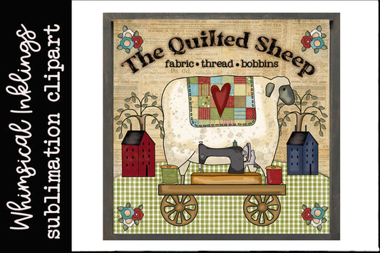 The Quilted Sheep Sublimation| Quilting|Sewing