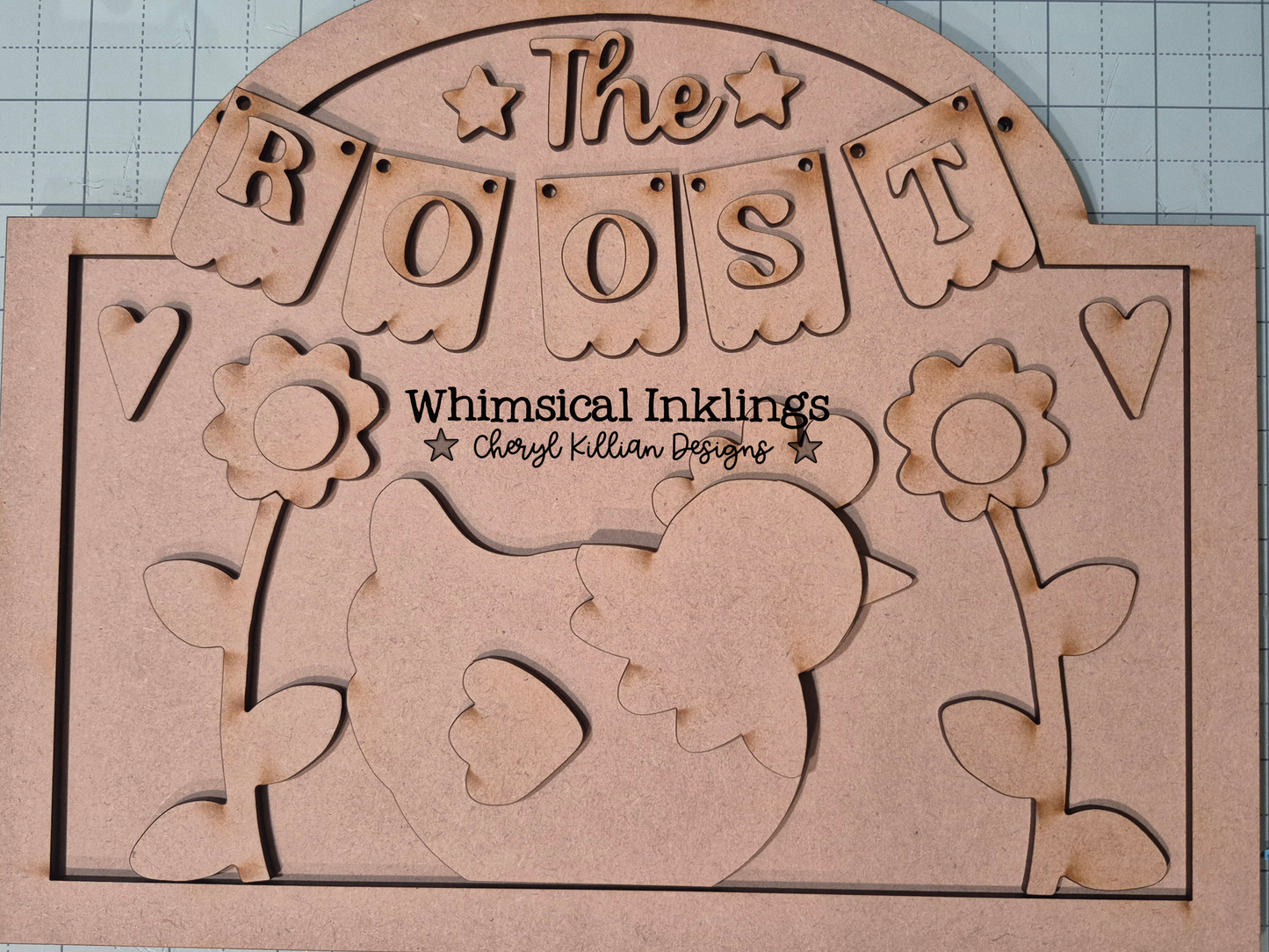 The Roost-Chicken Sign DIY Wood Kit