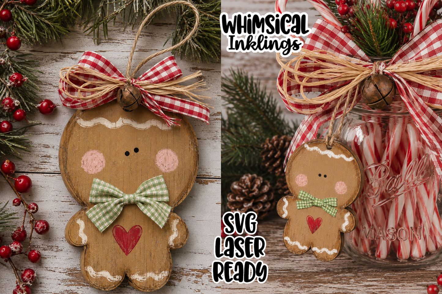 Tiny Ginger  Laser SVG| Christmas Laser SVG