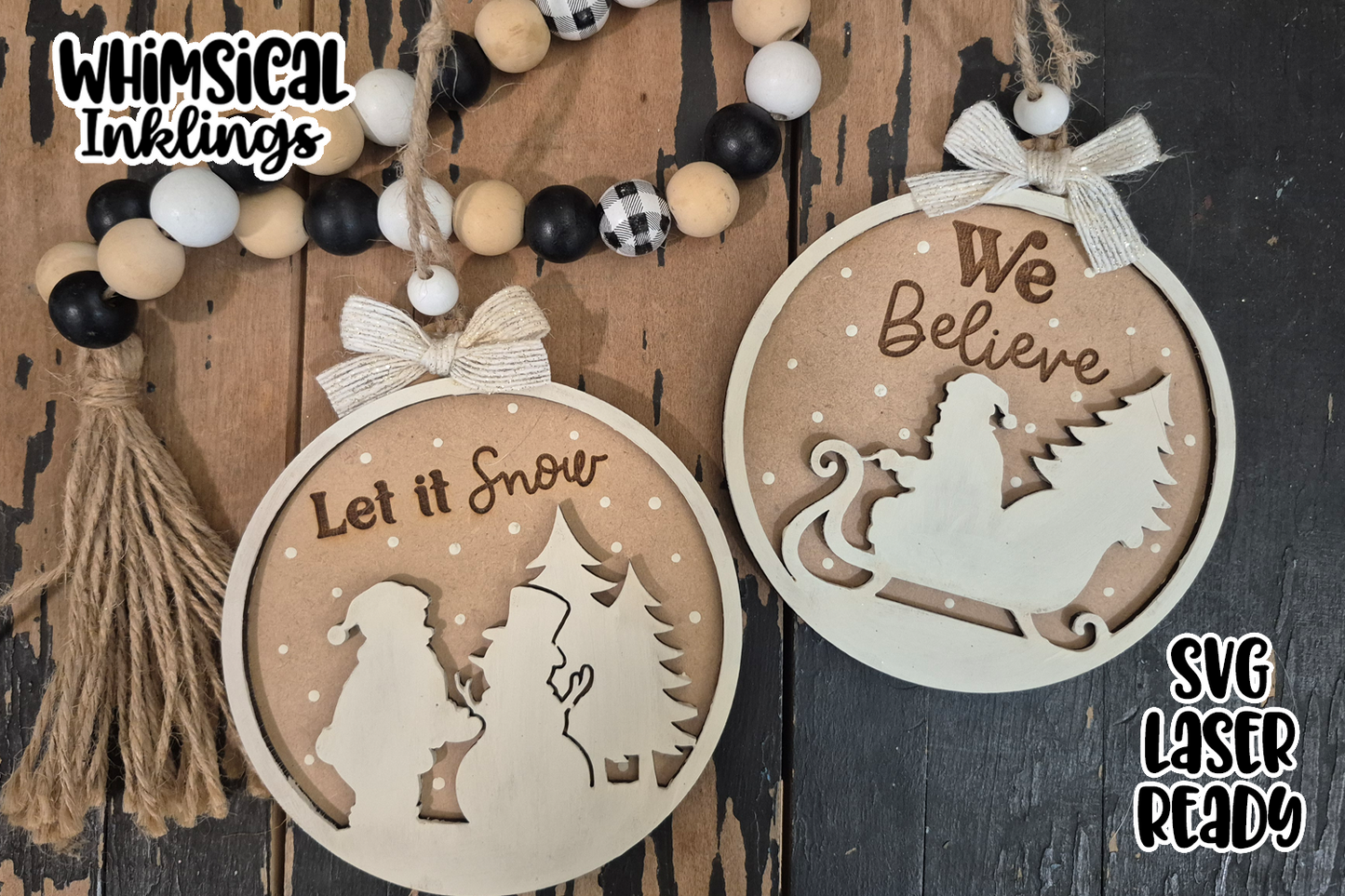 We Believe Ornaments Laser SVG