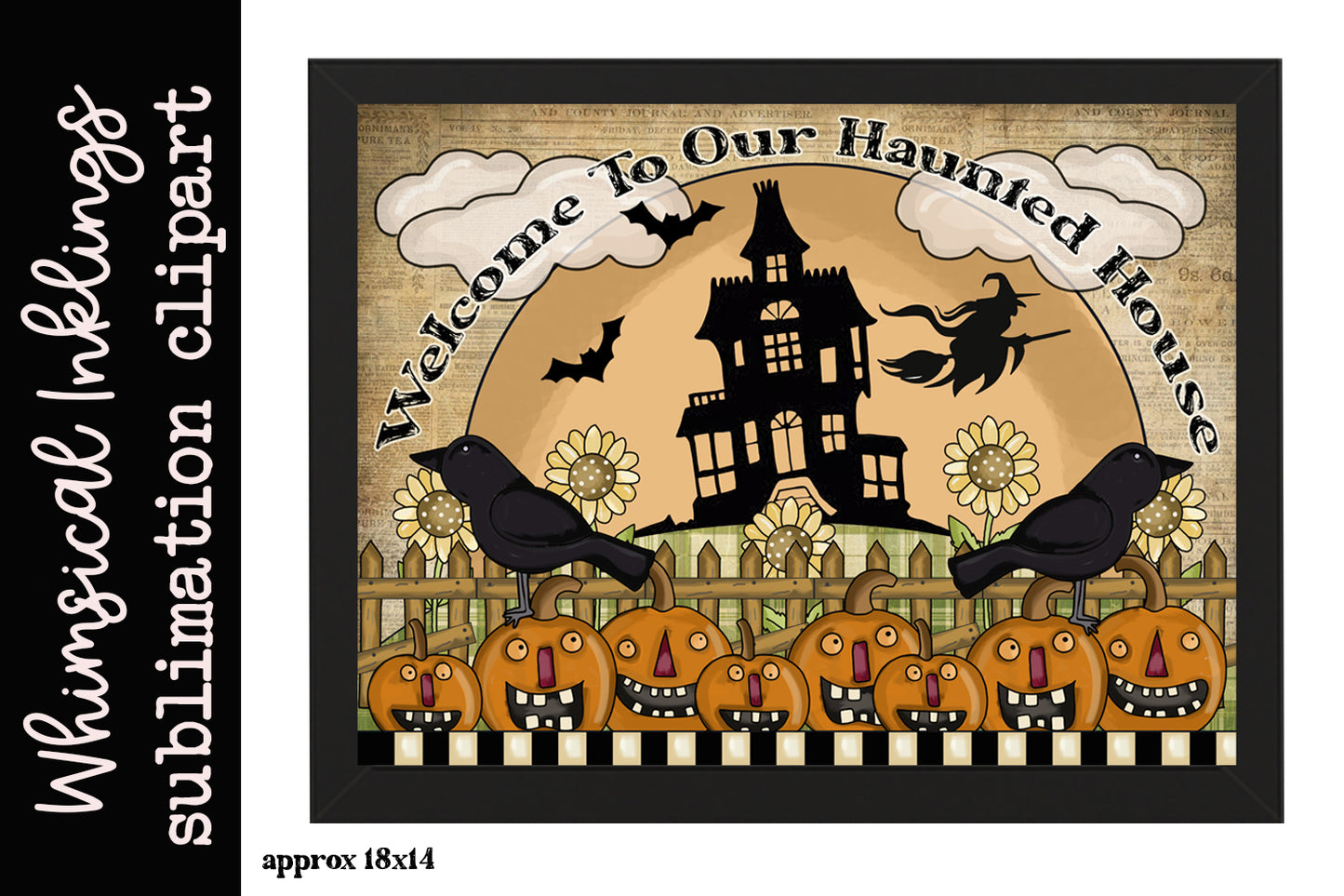 Welcome To Our Haunted House Sublimation| Halloween