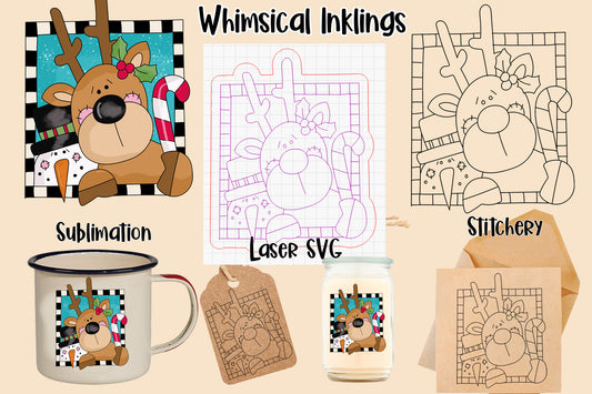 Winter Pals Laser SVG| Sublimation| Stitchery