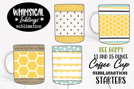Bee Happy Coffee Cup Starters