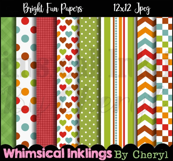 The Krafty Paper Collection ONE| Paper Printables| Digital Paper